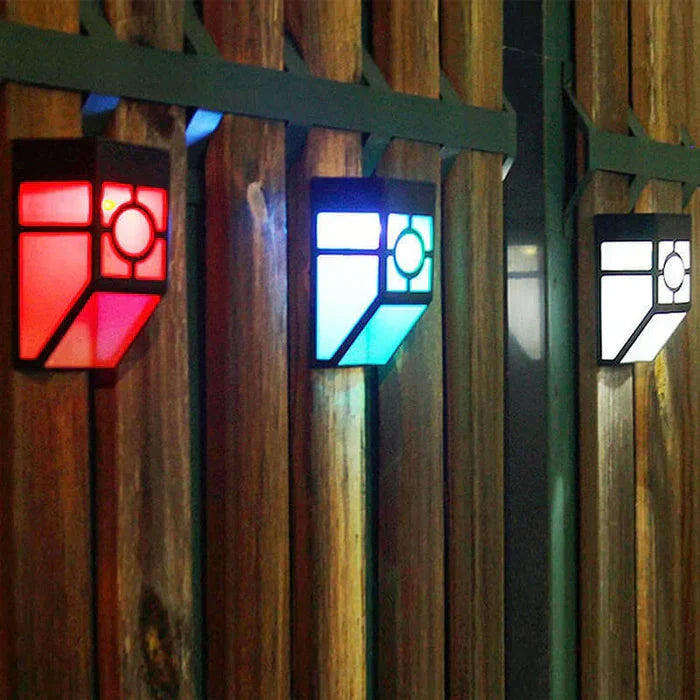 Lumière Solaire - Lampes murales LED modernes pour patio et jardin