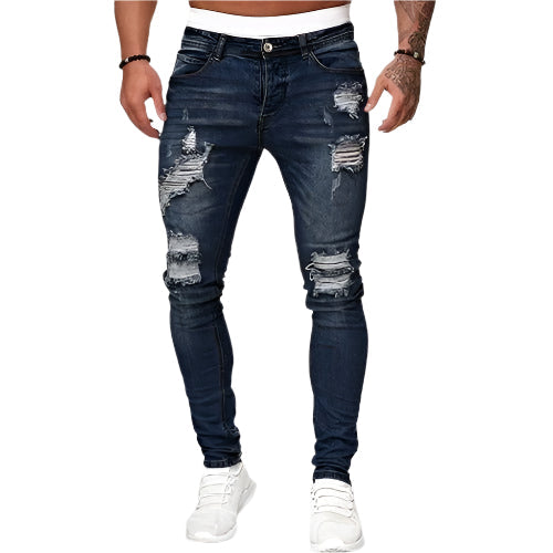 Patrick - Jeans skinny nécessaires pour hommes avec bord robuste