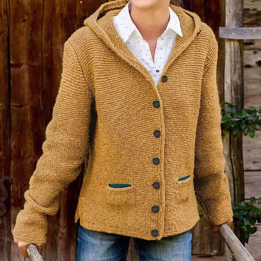 Veste à boutons en tricot Hættestrikket Emily