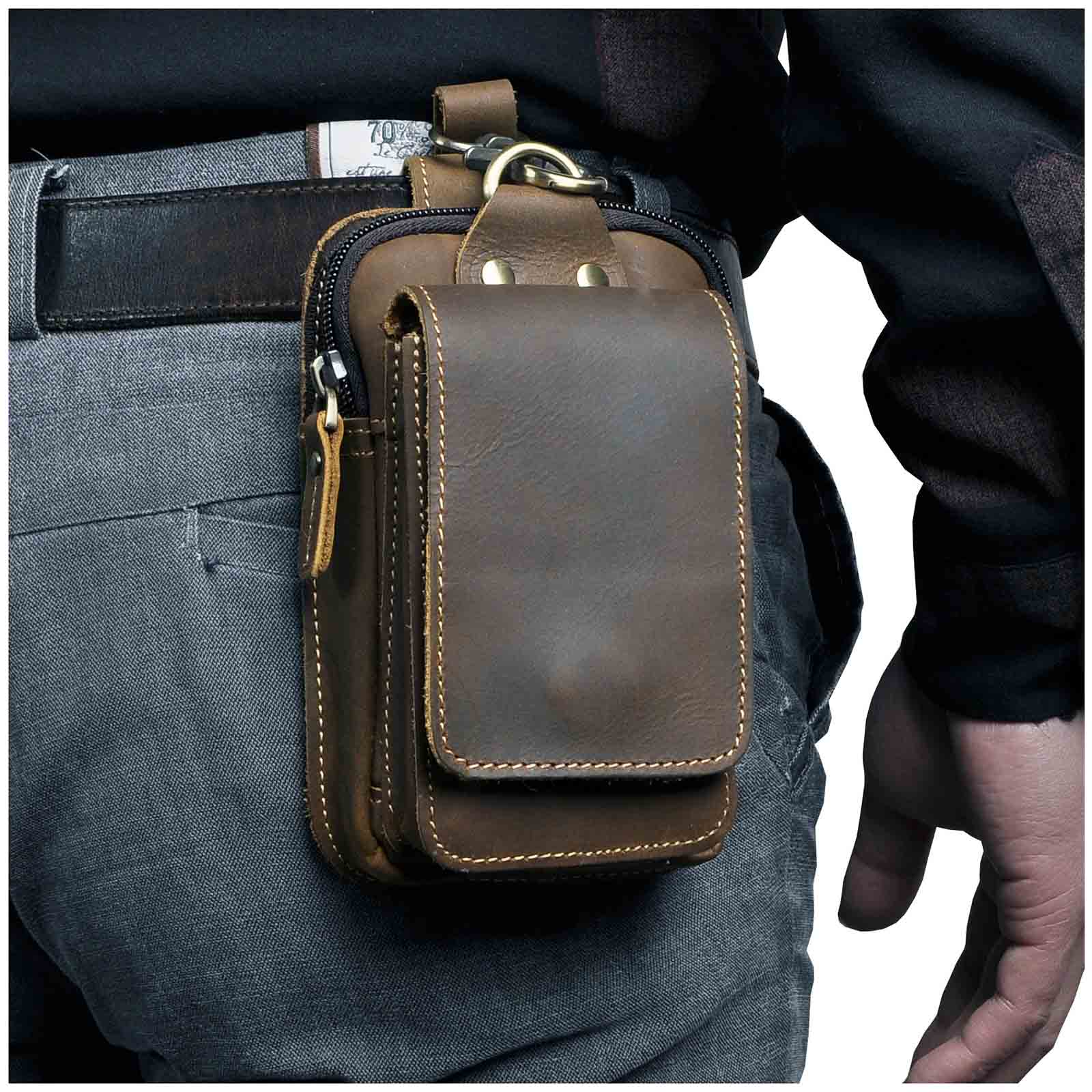 Simon - Ensemble de taille en cuir vegan élégant