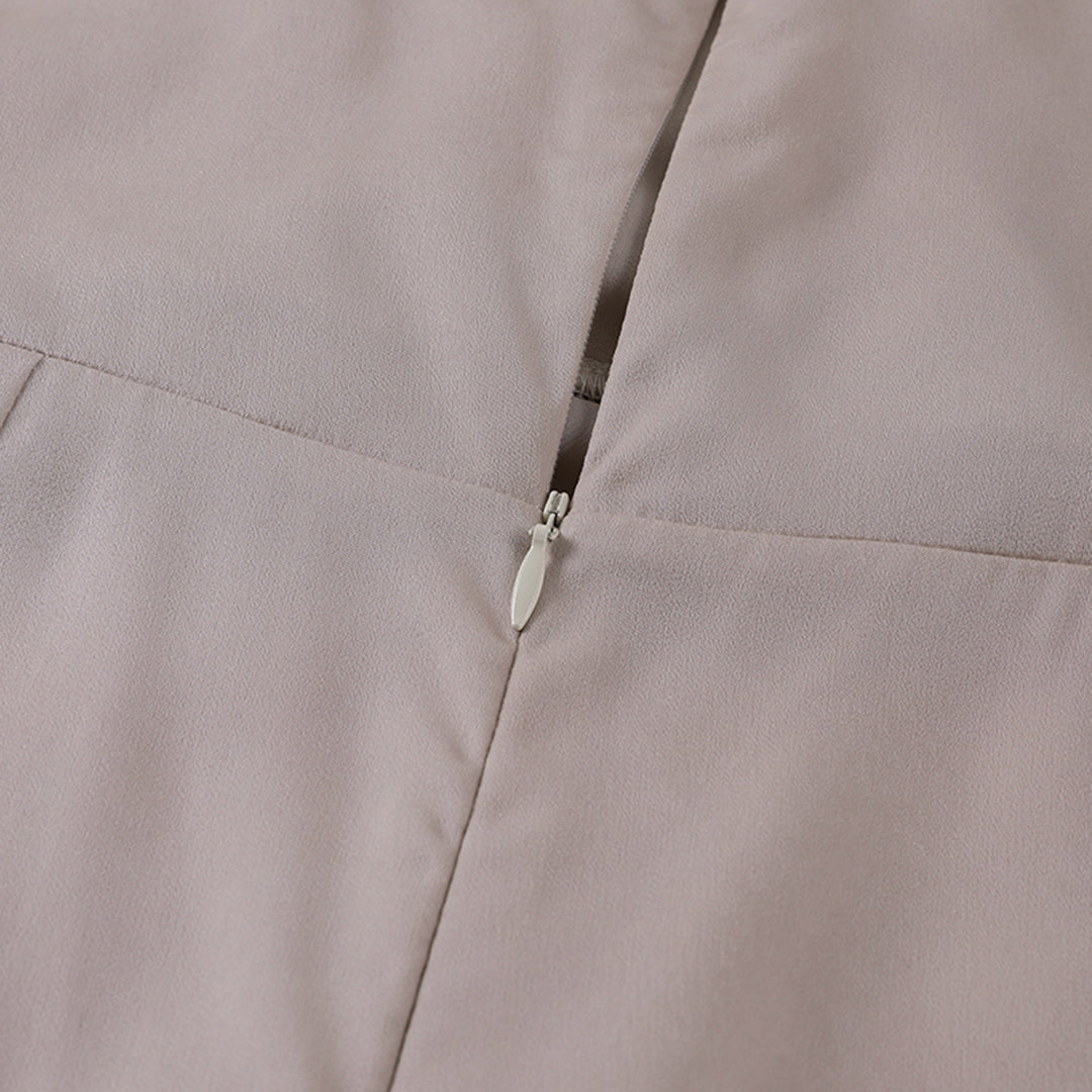 Robe en satin avec fente rouge sang - Robe de soirée luxueuse pour femmes