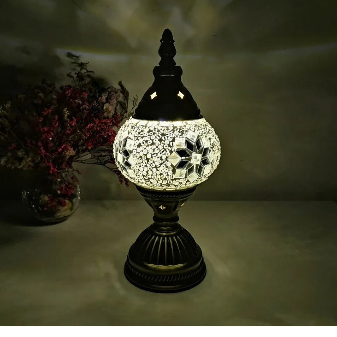 Lampe de table Mosaïque à motifs colorés