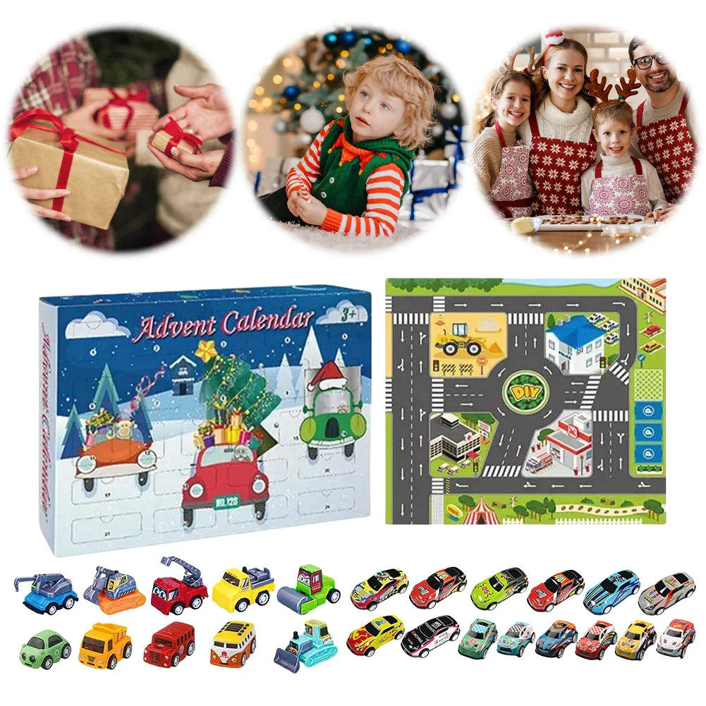 Calendrier de l'Avent de Jouets Automobiles 2025