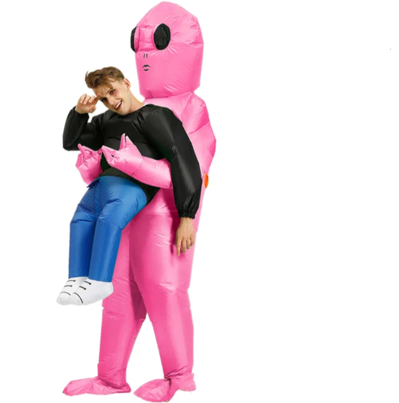 Costume d'extraterrestre gonflable – Costume amusant pour enfants et adultes, Rapide et facile à gonfler, Disponible en 2 tailles