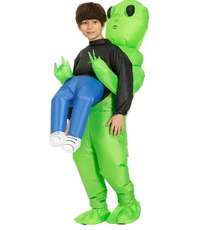 Costume d'extraterrestre gonflable – Costume amusant pour enfants et adultes, Rapide et facile à gonfler, Disponible en 2 tailles