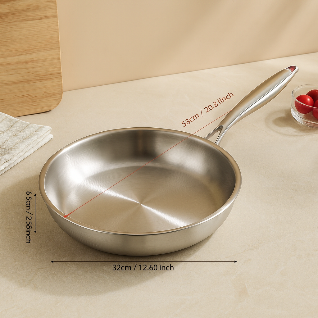 Astoria | Poêle antiadhésive en acier inoxydable