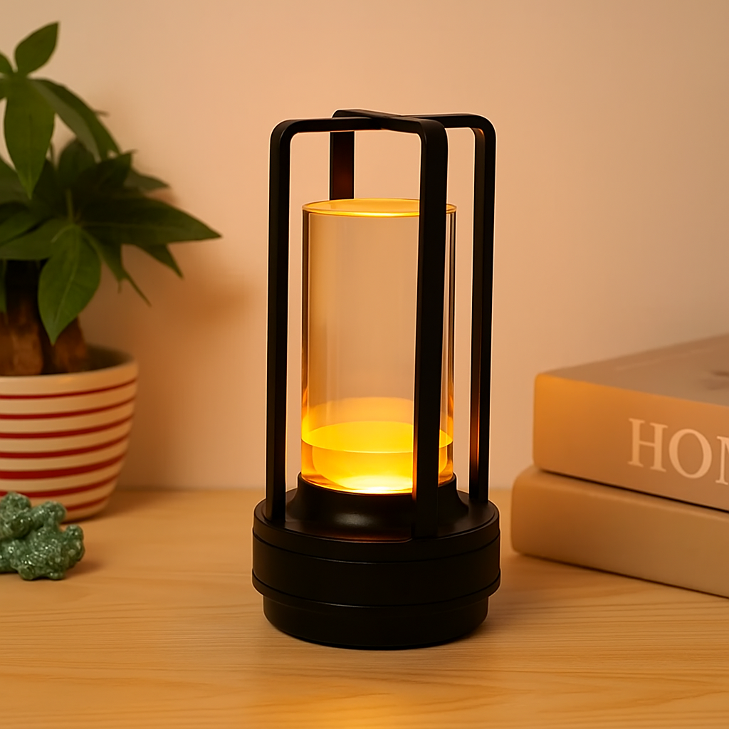 Lampe de table LED rechargeable Aurluma| Cristal