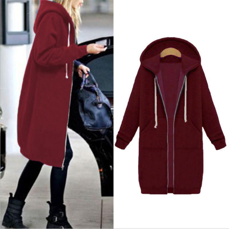 Delta | Veste à capuche longue et élégante pour femmes