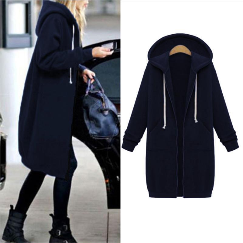 Delta | Veste à capuche longue et élégante pour femmes