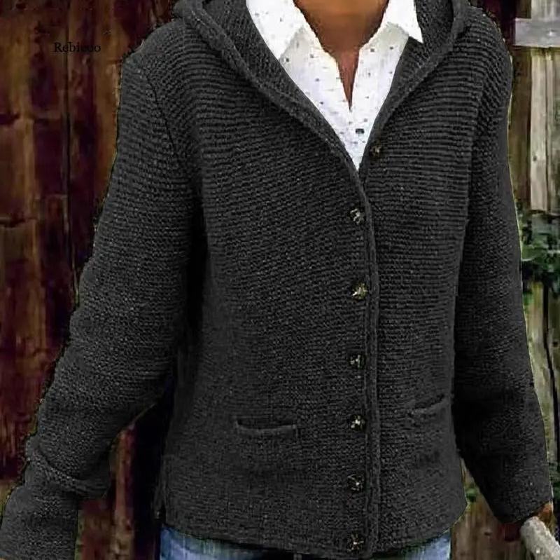 Veste à boutons en tricot Hættestrikket Emily