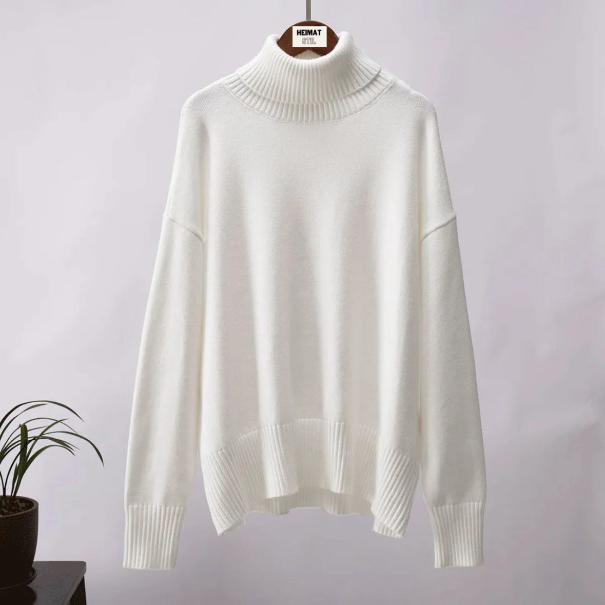 Sweater Turtleneck Doux et Confortable pour Femmes