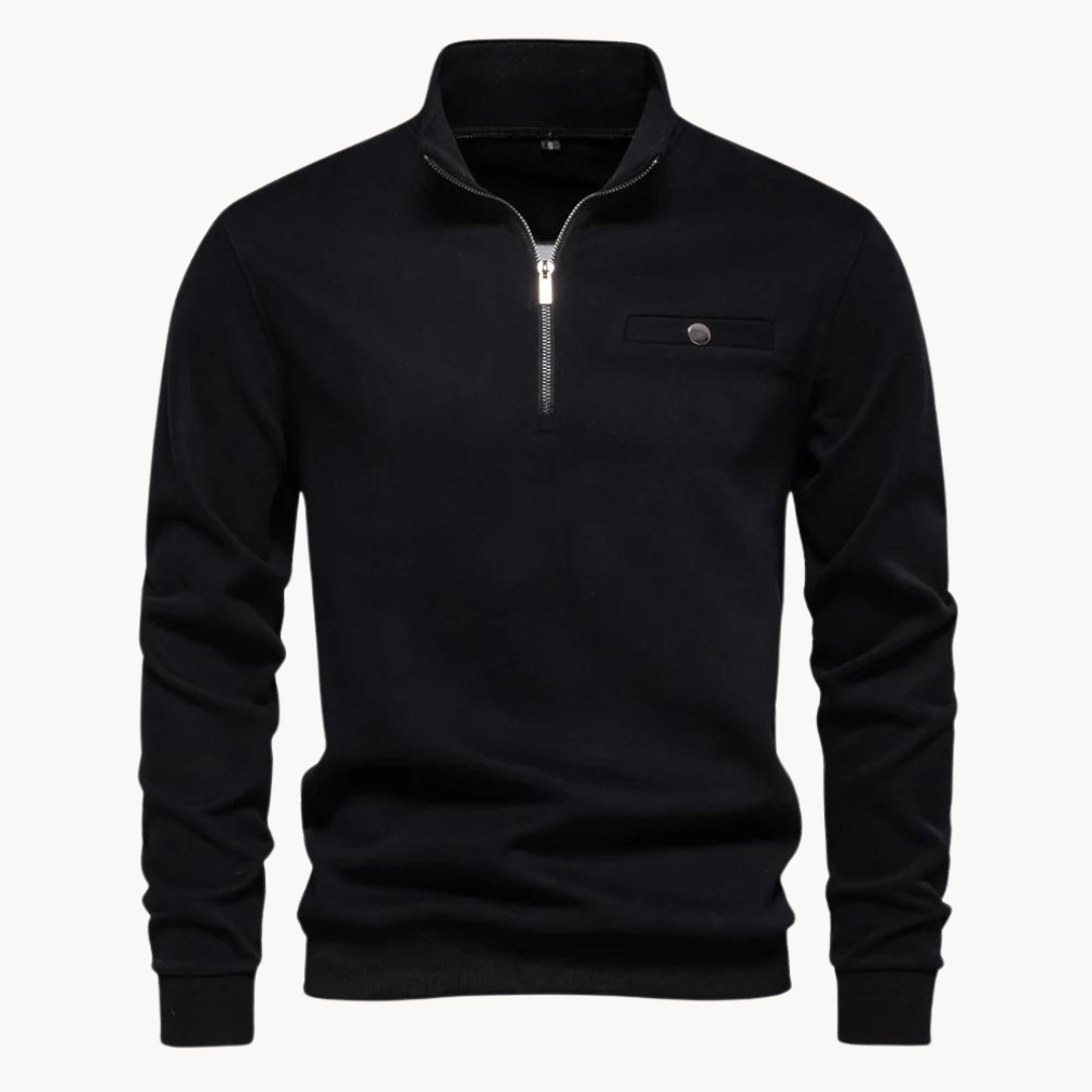 Sweater décontracté Noah Herre avec demi-zip