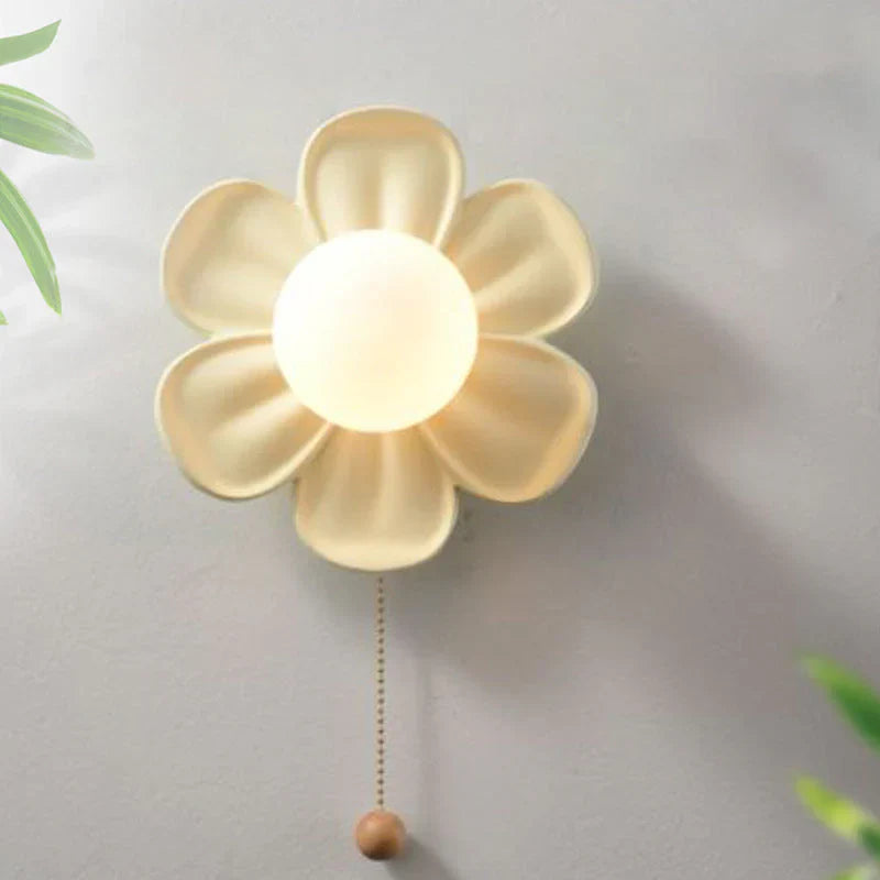 BlomstraLys Applique Murale Artistique en Fleurs avec Design Élégant
