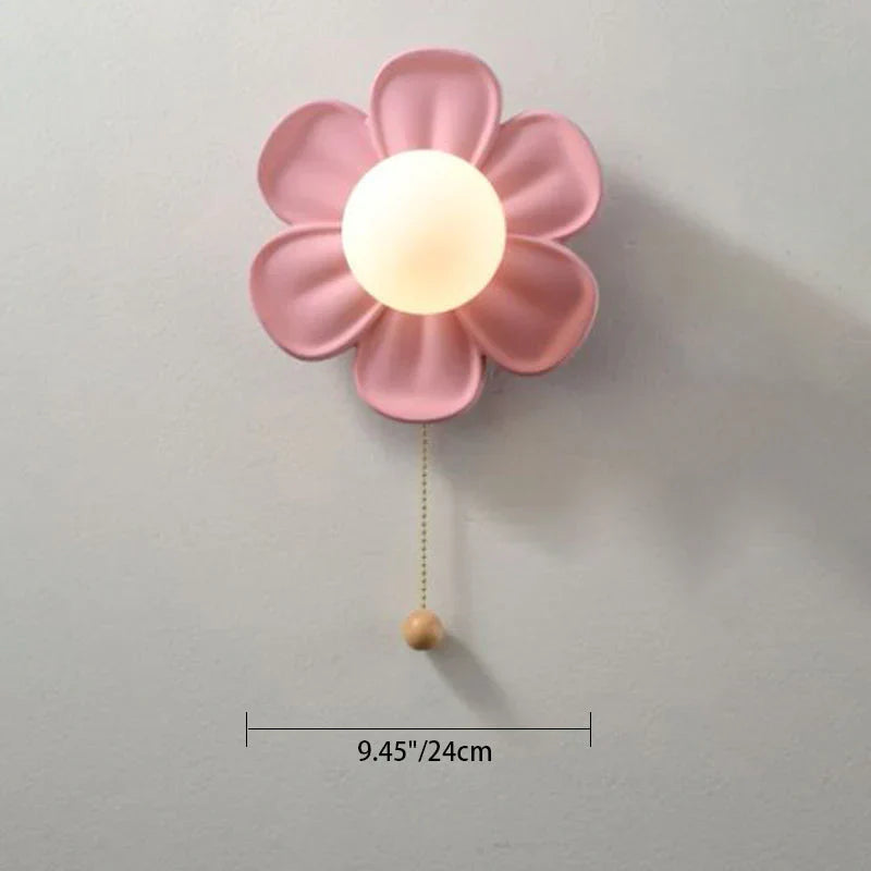 BlomstraLys Applique Murale Artistique en Fleurs avec Design Élégant