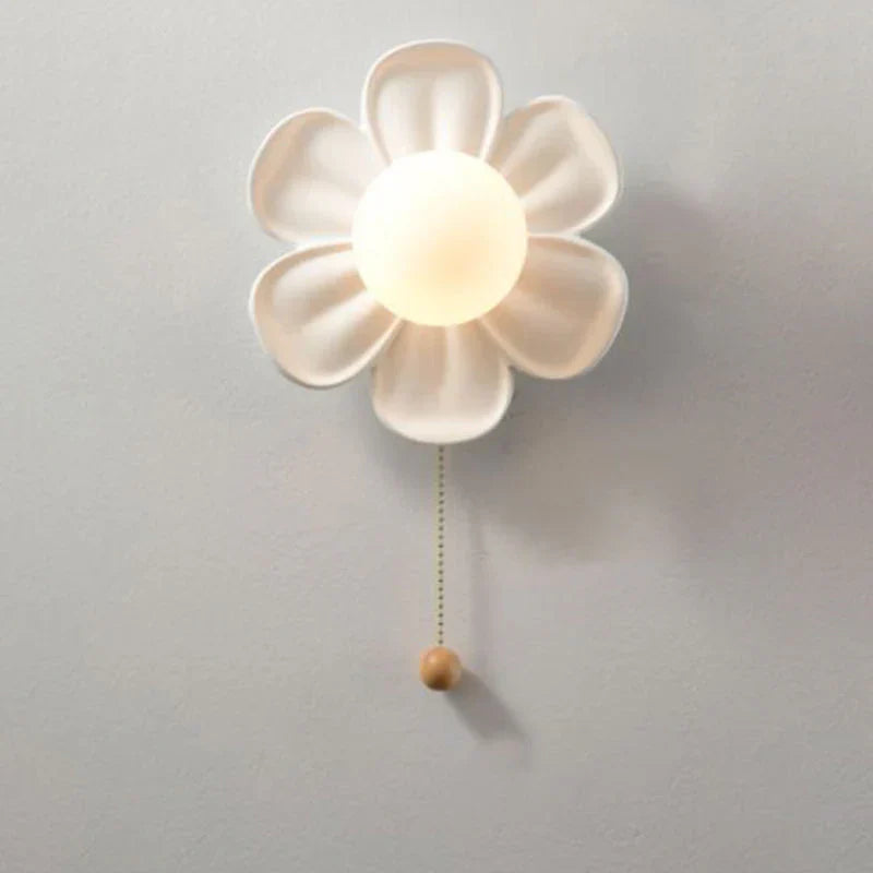 BlomstraLys Applique Murale Artistique en Fleurs avec Design Élégant