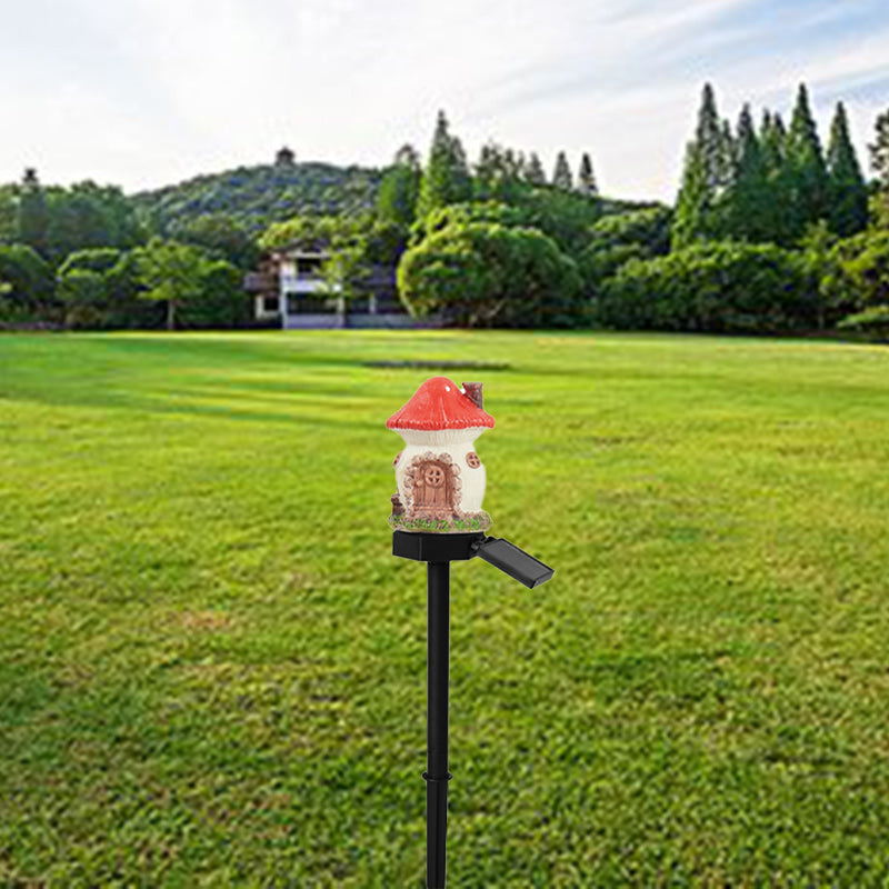 MushroomGlow - éclairage solaire pour le jardin avec projection LED