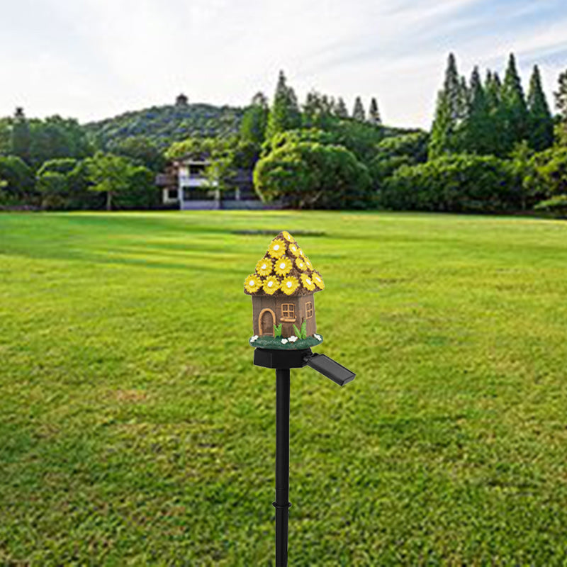 MushroomGlow - éclairage solaire pour le jardin avec projection LED