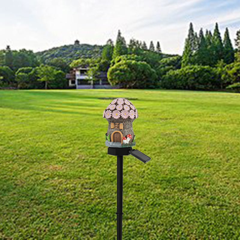 MushroomGlow - éclairage solaire pour le jardin avec projection LED