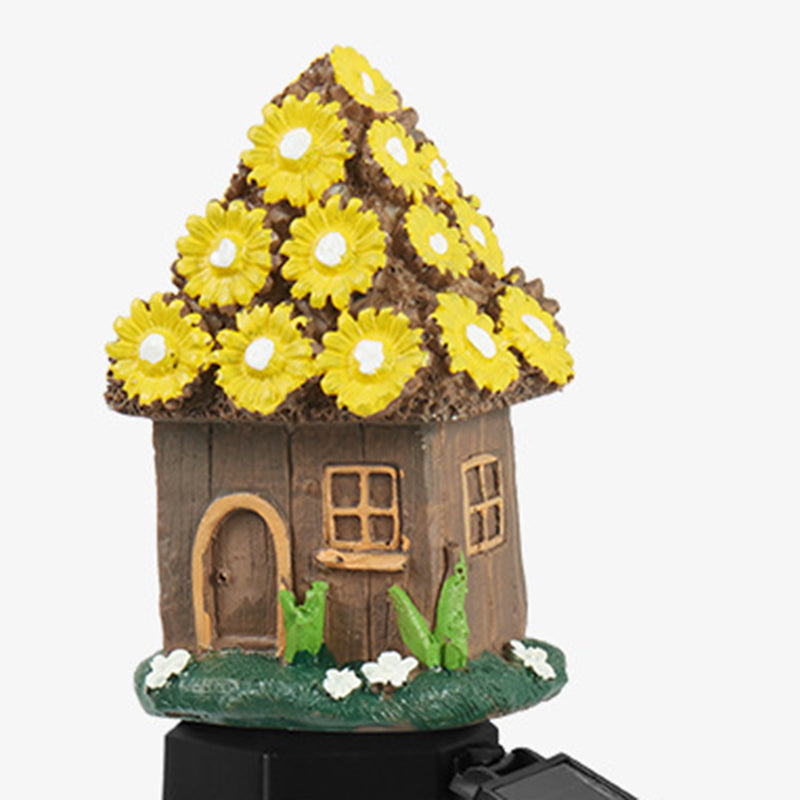 MushroomGlow - éclairage solaire pour le jardin avec projection LED