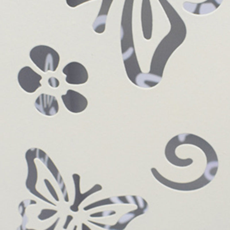 Lampe d'extérieur décorative avec design de papillons et de fleurs