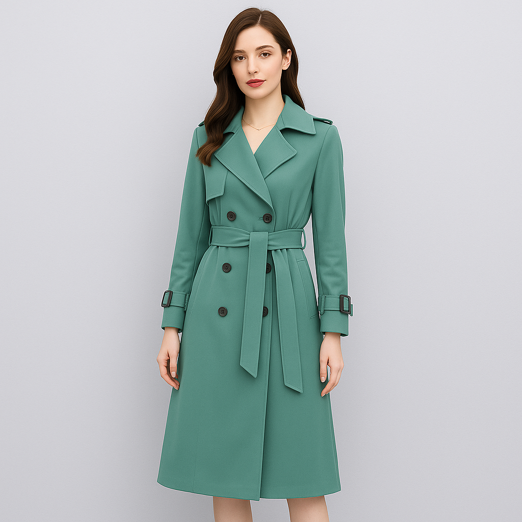 Beatrice | Trench-coat intemporel avec ceinture