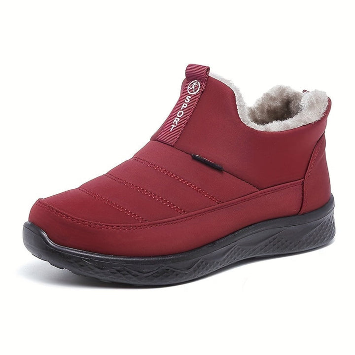 Bottes de cheville Cora doublées de fausse fourrure et anti-dérapantes