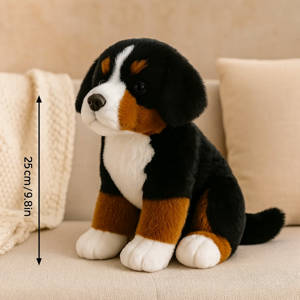 Benny - Peluche Bouvier Bernois | Peluche douce et câline pour enfants