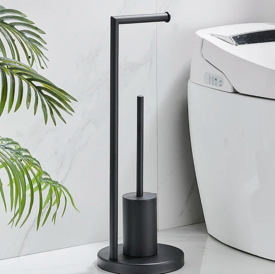 Porte-papier toilette Astra avec brosse