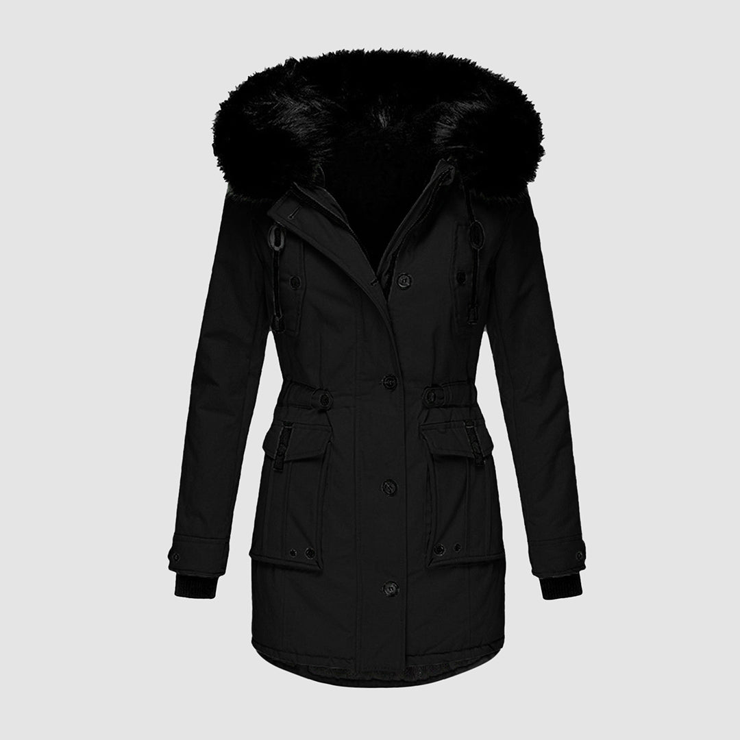 Manteau d'hiver élégant et réconfortant - stylé et confortable