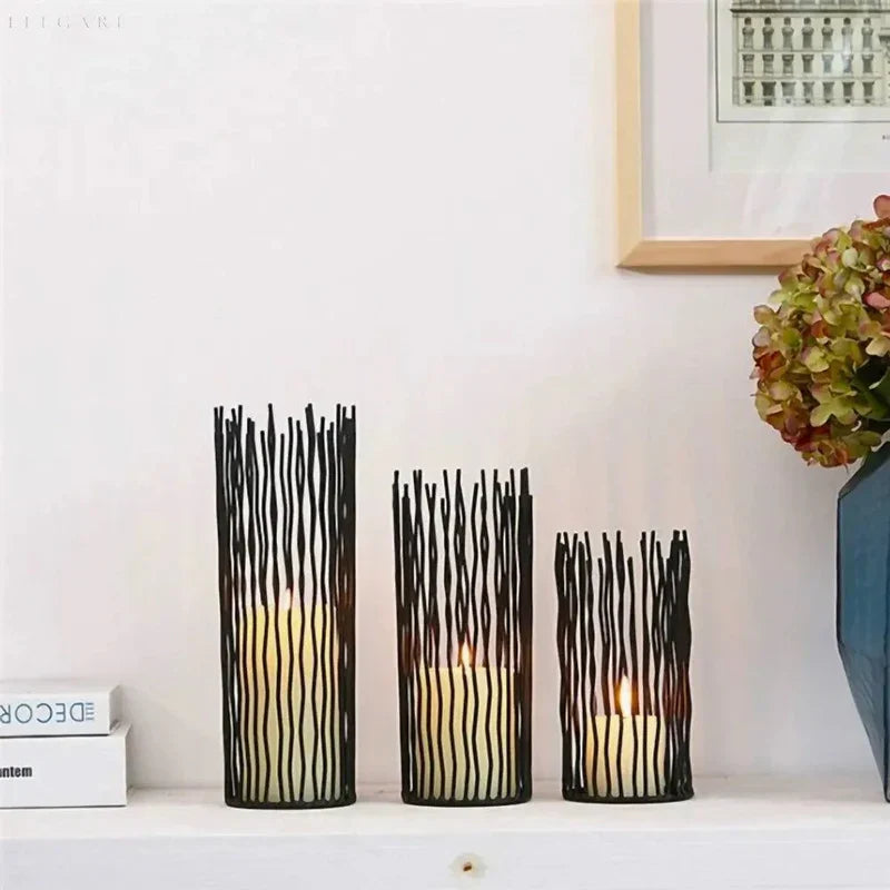 GlowVibe - Candélabre Élégant