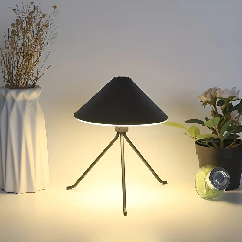 RadianceNova - Lampe de table LED rechargeable moderne