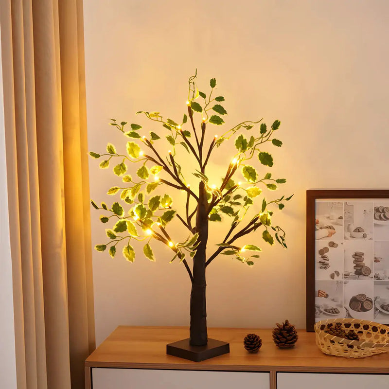 LeafLight - Lampe en bois unique