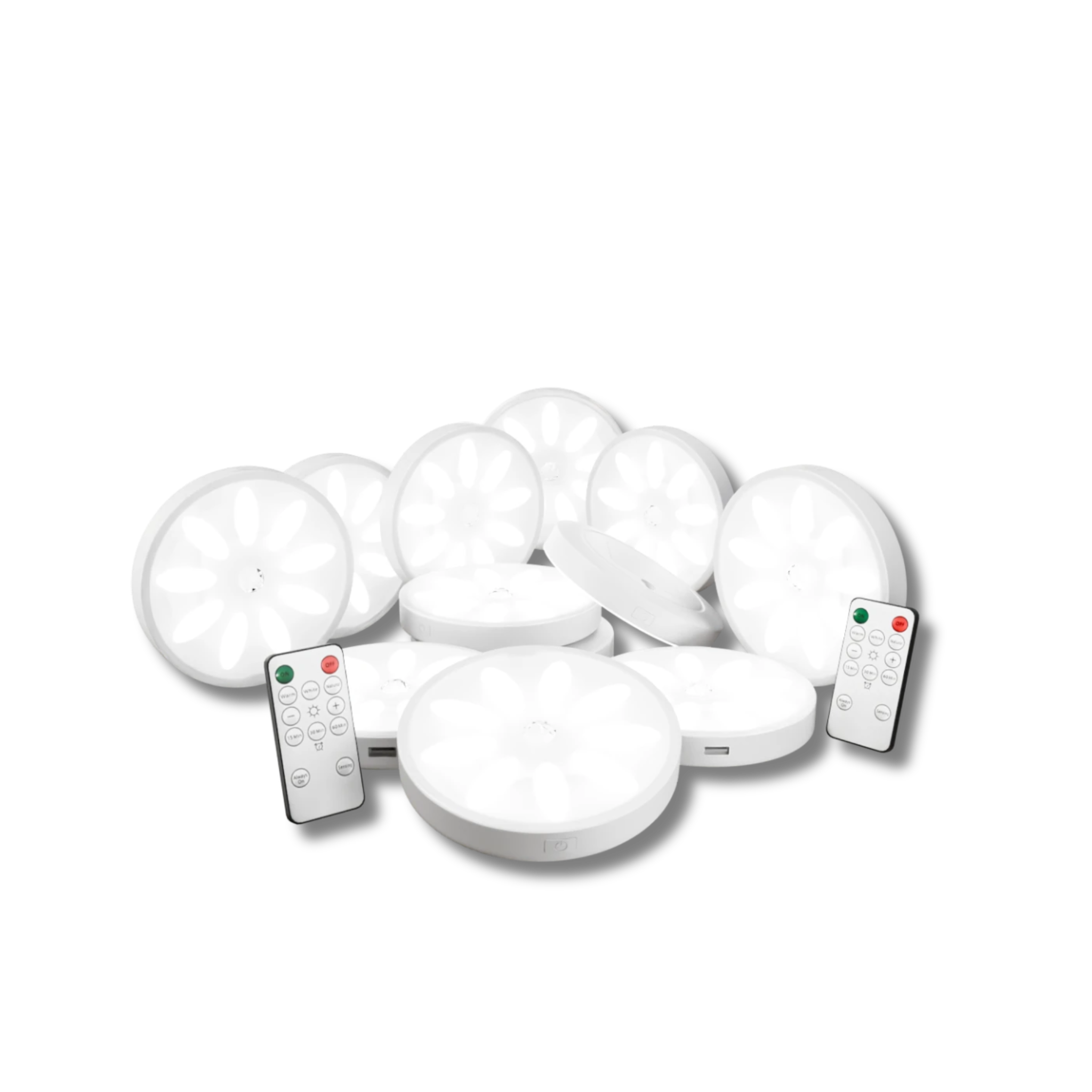 GlowFokus – Projecteur LED sans fil avec télécommande et chargement USB