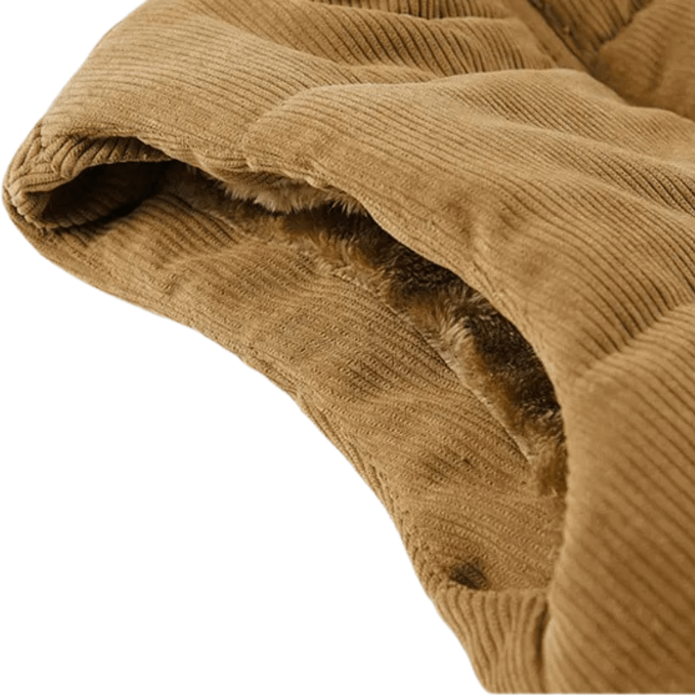 Samuel | Gilet rembourré en velours côtelé stylé