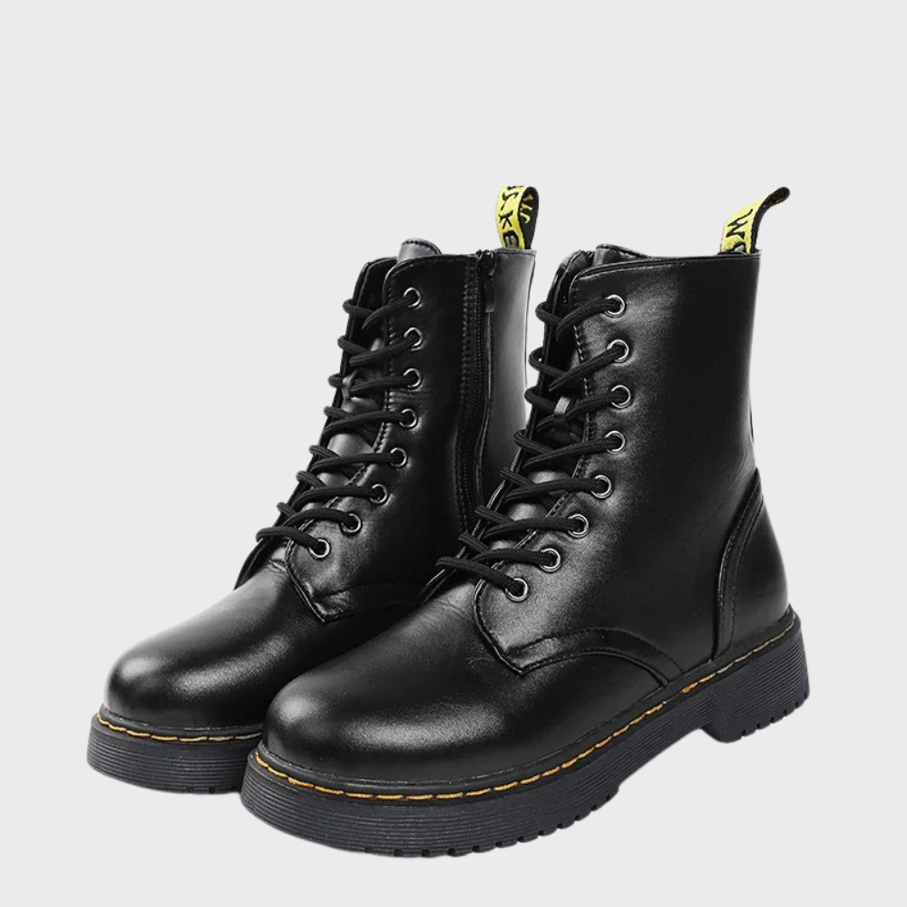 Evie - Bottes confortables antidérapantes avec fermeture éclair latérale