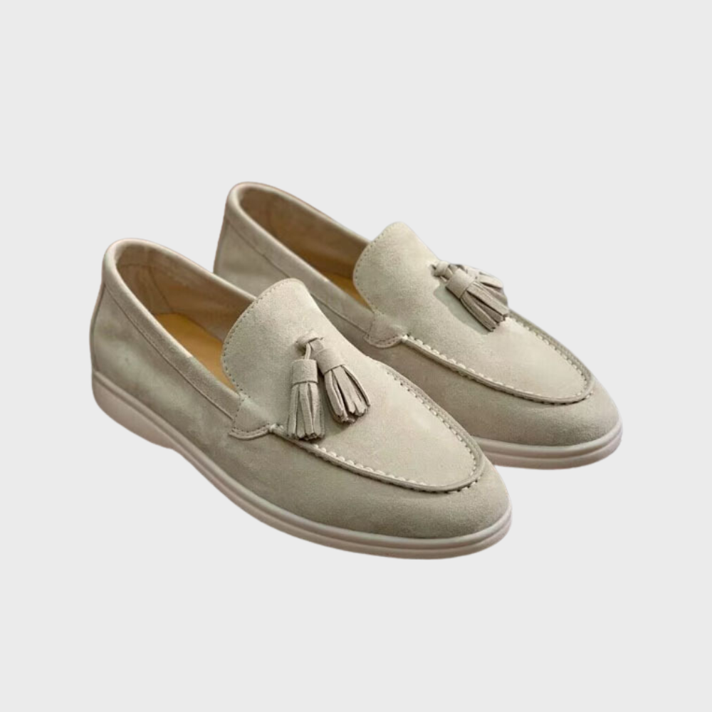 Chaussures en daim plates antidérapantes Brandon confortables