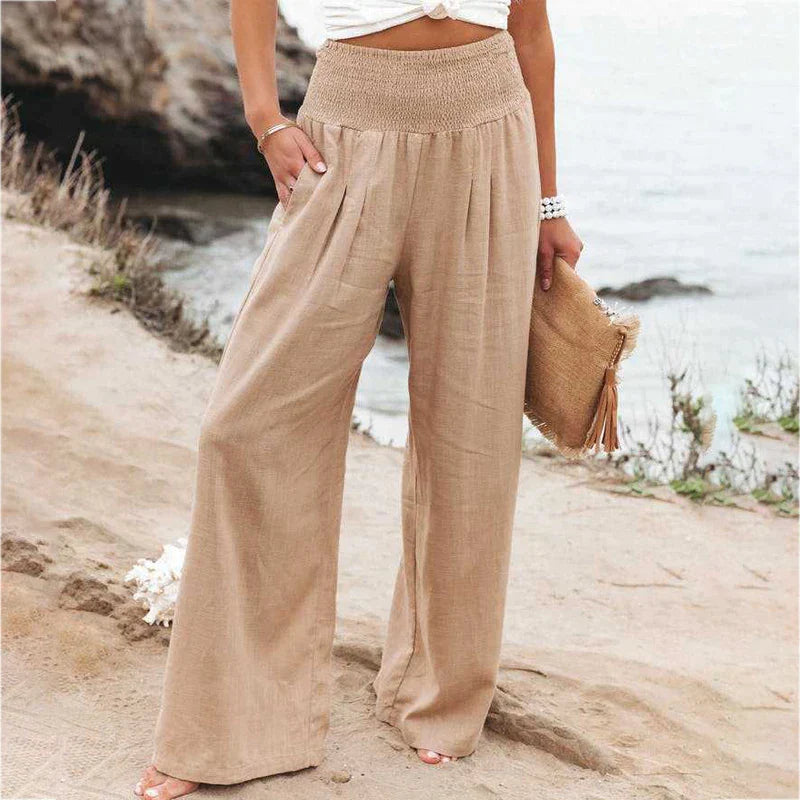 Pantalons fluides Lana