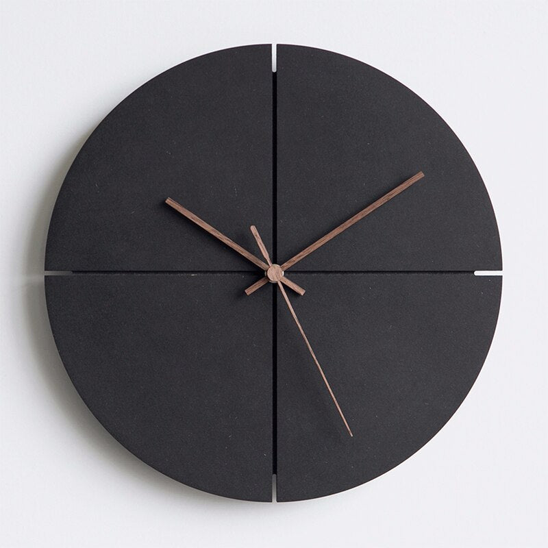 GeoTime – Horloge murale ronde et carrée moderne avec un design unique