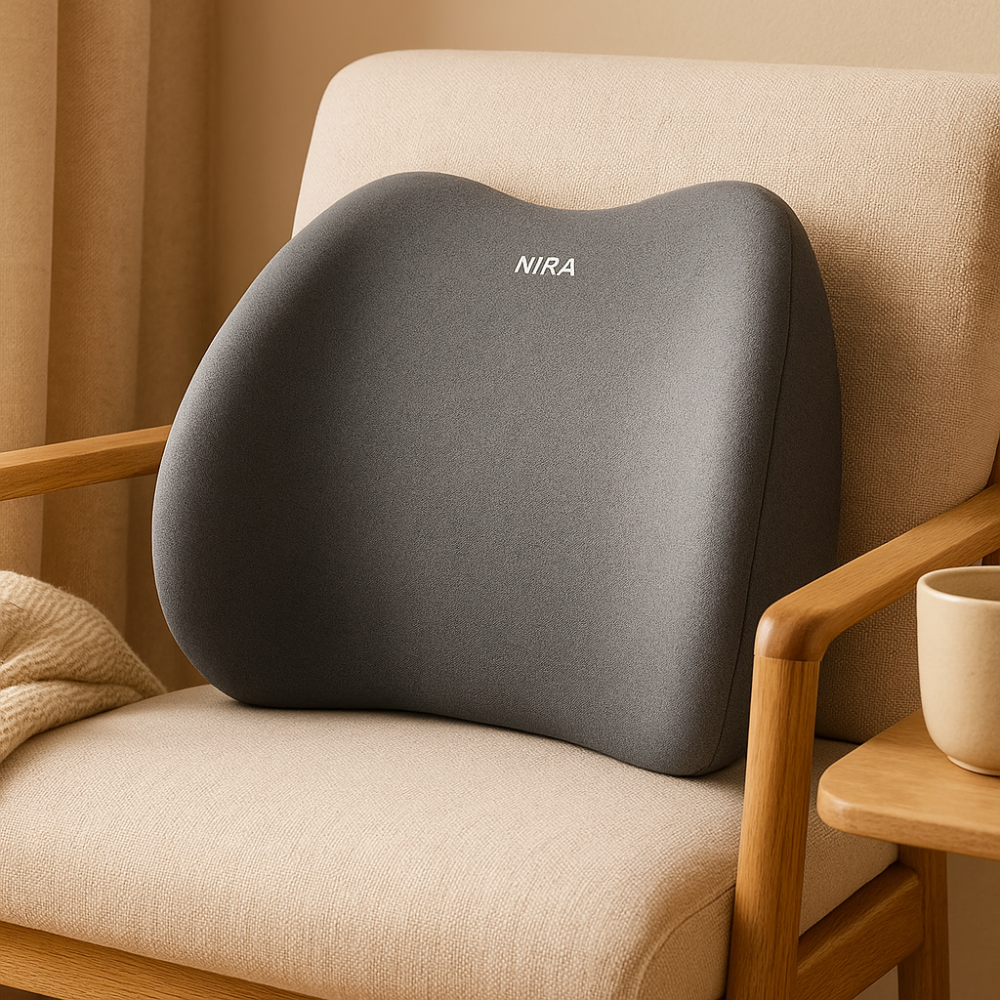 Cervovia | Ensemble de coussins auto en mousse à mémoire ergonomique