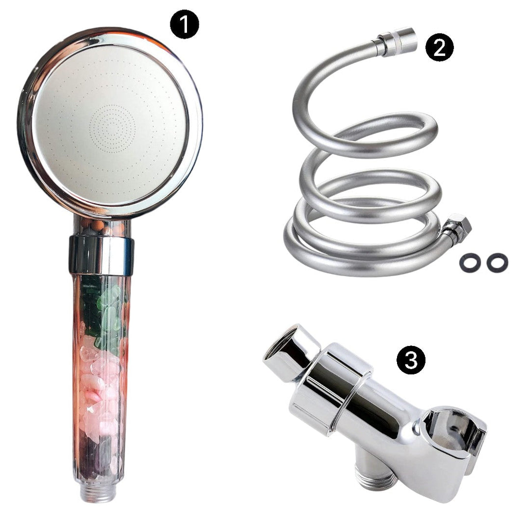 AquaZen – Pommeau de douche revitalisant avec filtration à plusieurs niveaux