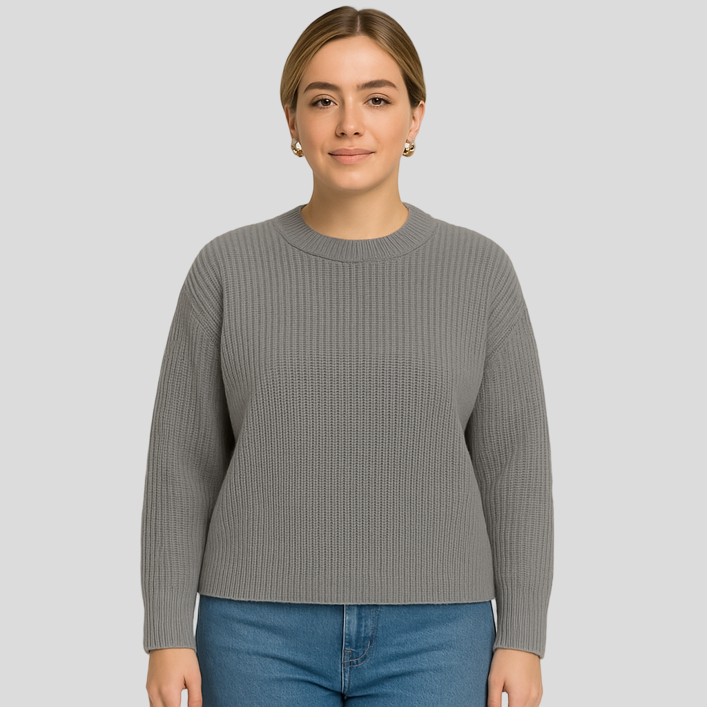 Liv | Pull confortable à col rond pour femme