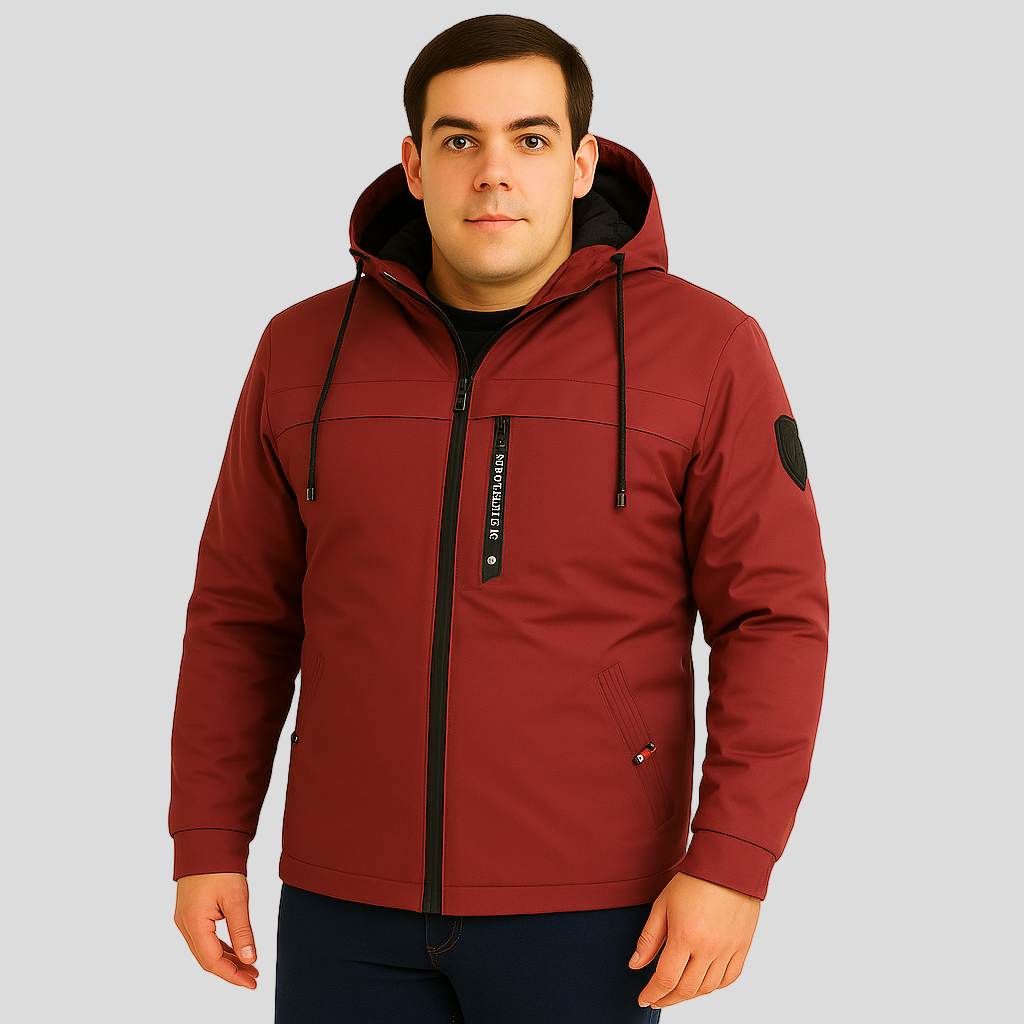 Arno | Veste d'hiver polaire à capuche pour homme