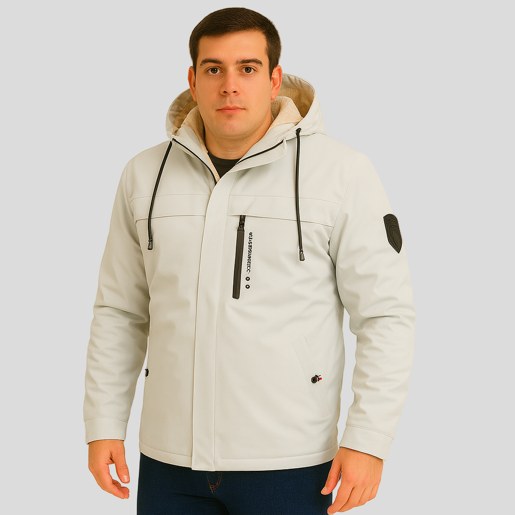 Arno | Veste d'hiver polaire à capuche pour homme