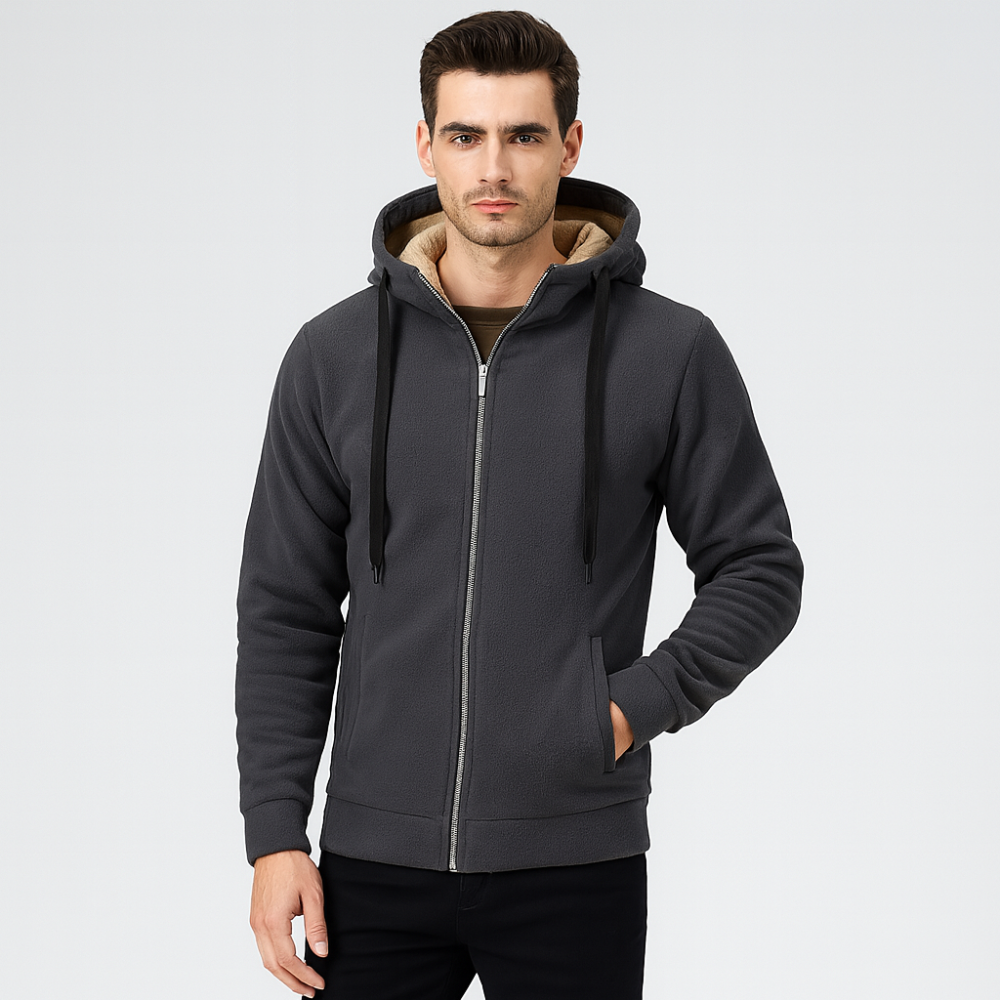 Leo | Veste matelassée chaude à capuche