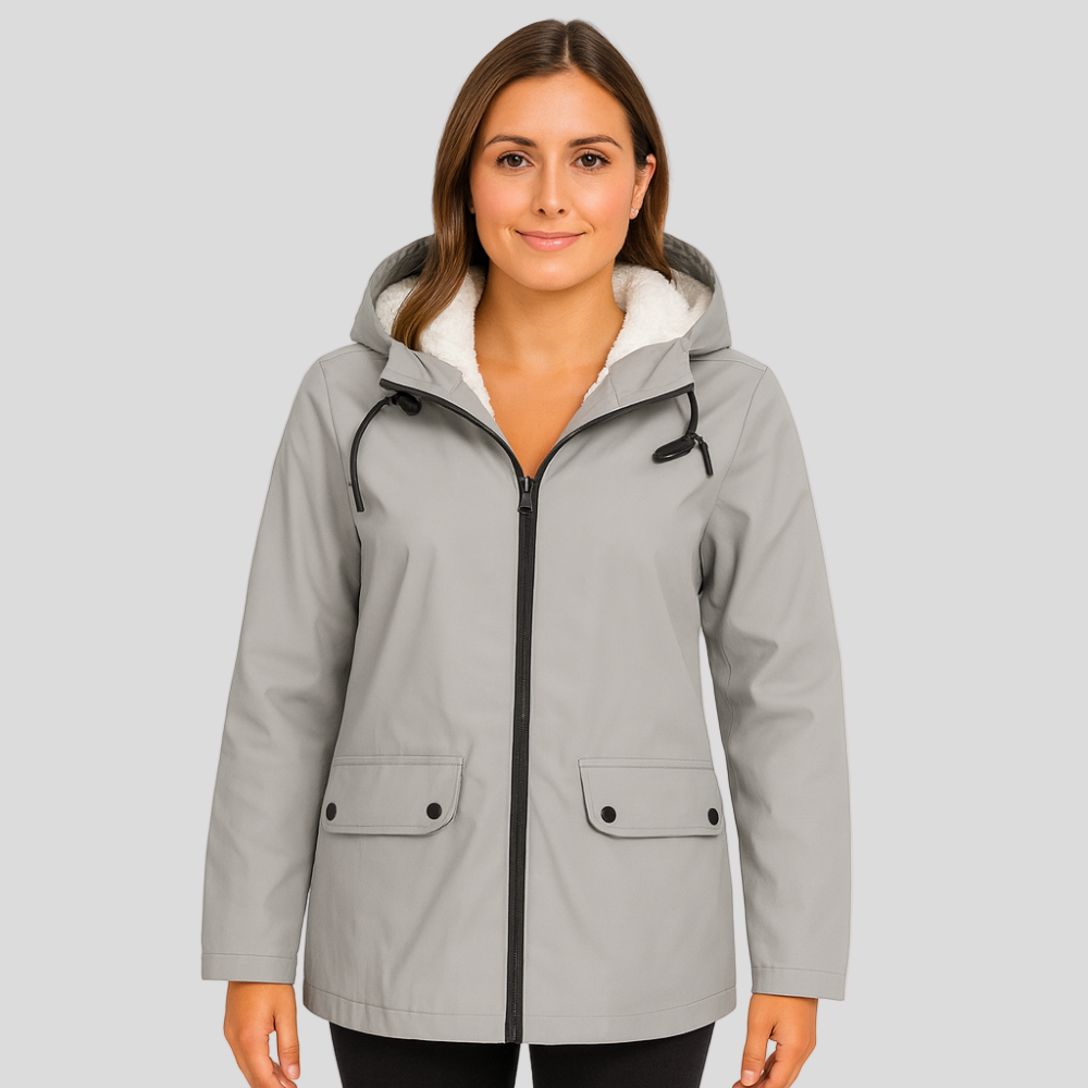 Greta | Veste de transition pour femmes avec fermeture éclair, capuche et poches