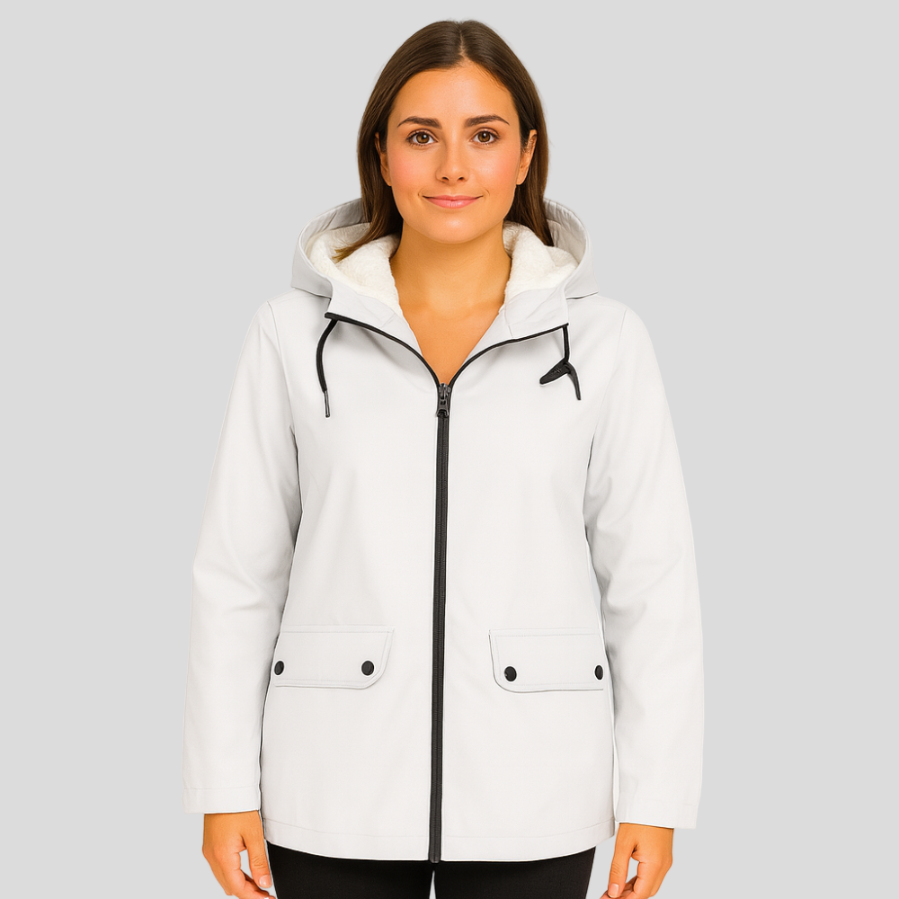 Greta | Veste de transition pour femmes avec fermeture éclair, capuche et poches