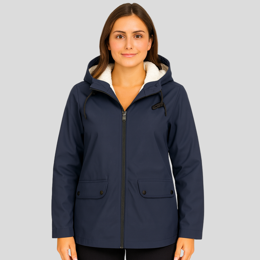 Greta | Veste de transition pour femmes avec fermeture éclair, capuche et poches