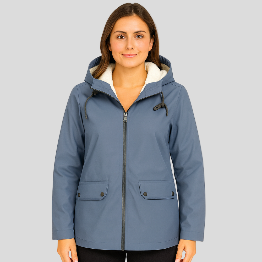 Greta | Veste de transition pour femmes avec fermeture éclair, capuche et poches