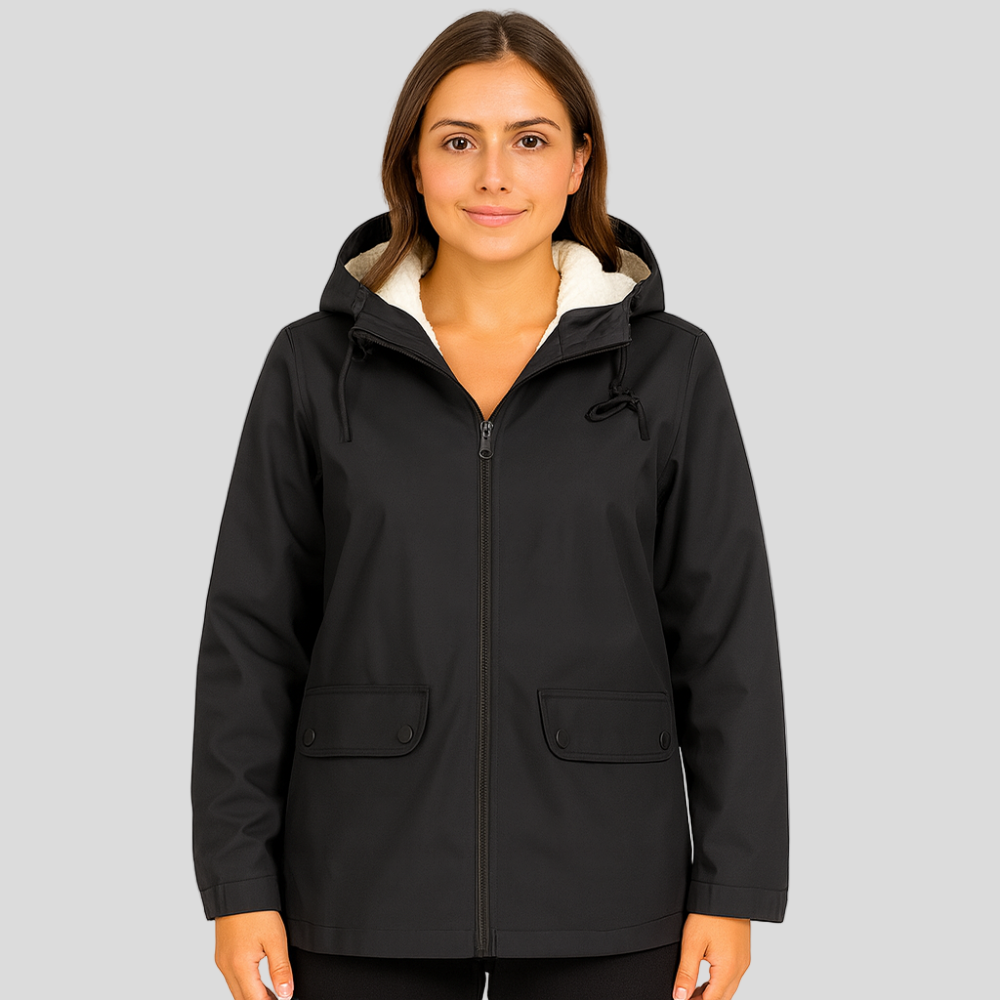 Greta | Veste de transition pour femmes avec fermeture éclair, capuche et poches