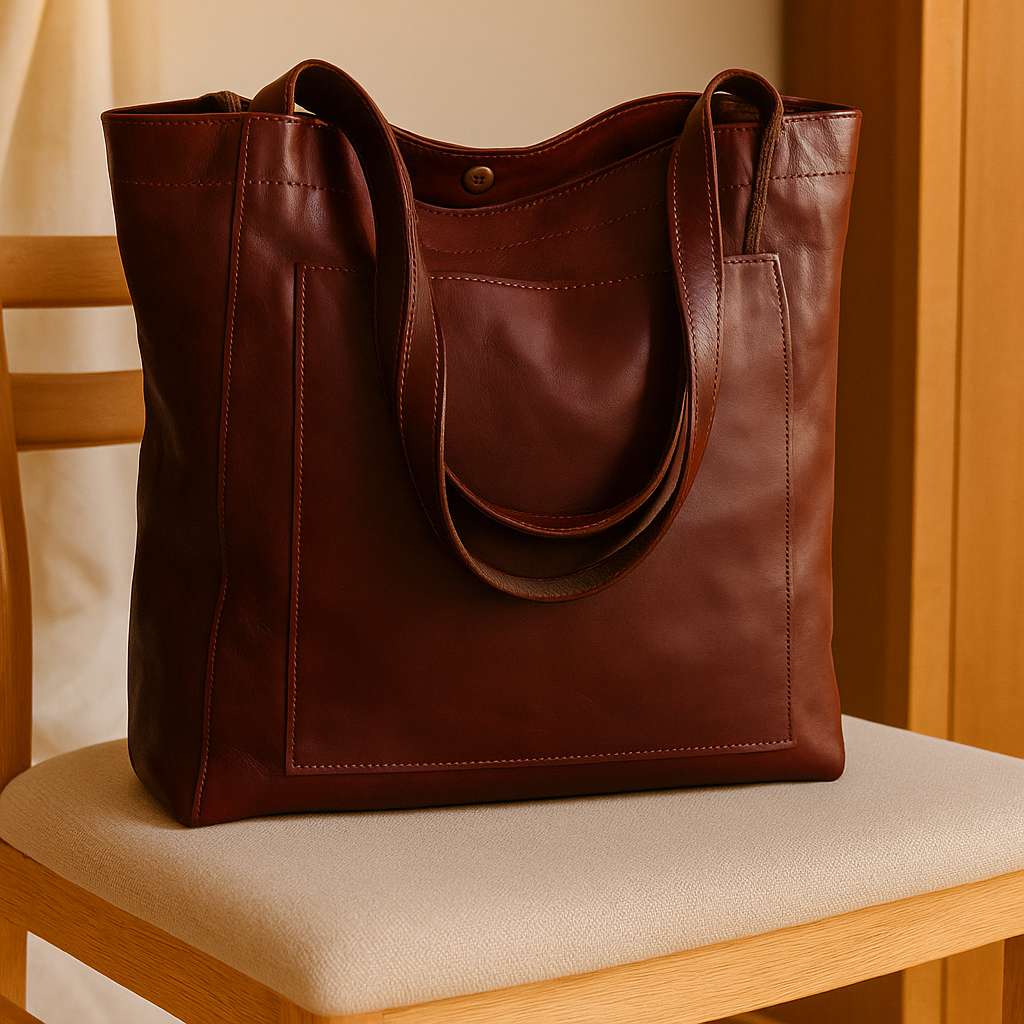 Sac à main en cuir véritable pour femmes – Finition de haute qualité et design intemporel